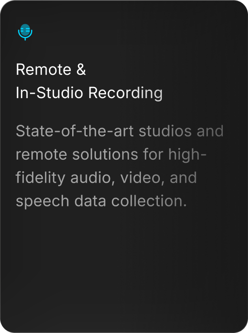 Remote & In-Studio Recording